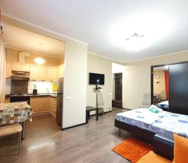 Uralsk Apartment | Милая и яркая 1-комнатная квартира в центре Уральска