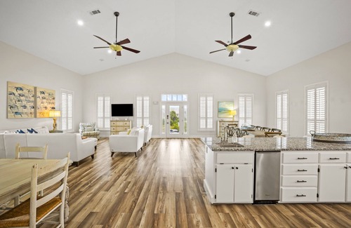 Grayton Beach House | 1 minute walk to BEACH + Heated Private Pool +Bikes +Corn Hole +Large Gas Grill