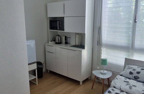 Andelfingen District Apartment | 1 room studio with private bathroom and near the rhein