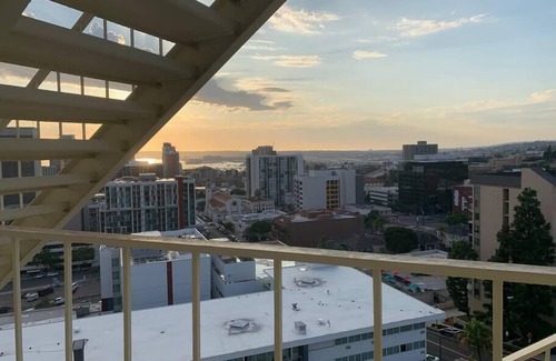 Cortez Hill Condo | 10th floor views in the Heart of San Diego