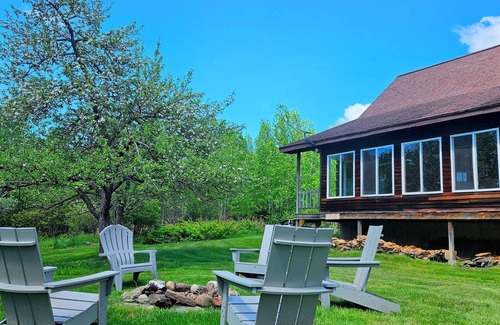 North New Portland Cabin | 12 Acre Orchard Cabin Getaway