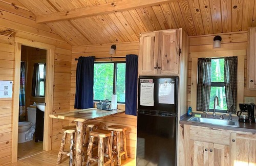 Logan Cabin | 125) Zebra Dove Log Cabin. Close to Hocking Hills State Park and more!