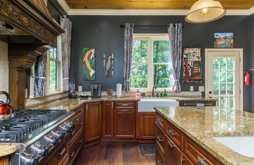 Dahlonega House | 17 Acres - Pickleball - Trampoline/Fireman's Pole/Hot Tub!