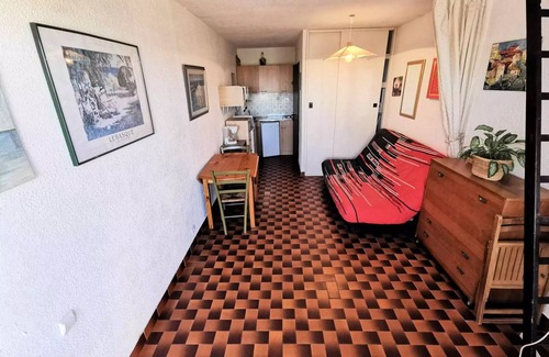 Port Leucate Apartment | 19 m² Studio flat ∙ 1 bedroom ∙ 3 guests