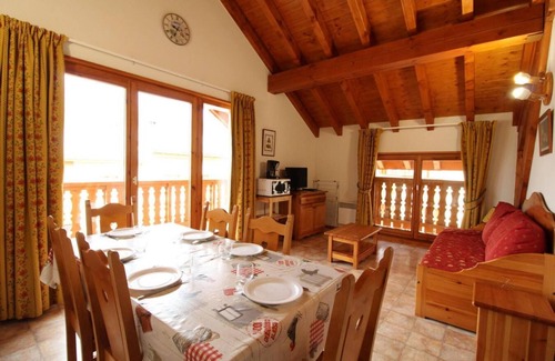 Aussois Apartment | 1st floor, balcony, tv, ski locker, 41m², Aussois