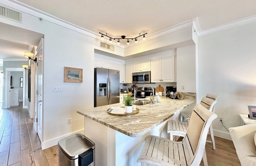 Miramar Beach Condo | 1st Floor! GULF FRONT @ CELADON BEACH ~2 Private Parking Spaces ~ FREE Beach Chair Service!