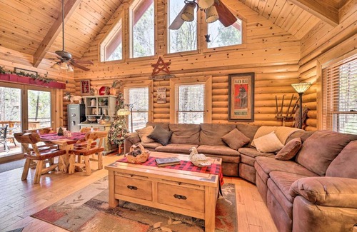 Pinetop-Lakeside House | 2-Acre Cabin in Pinetop-Lakeside with Fenced Yard