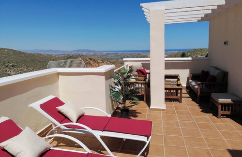 Bedar House | 2 Bed House Sleeps 4 - Pool, Sea Views, Parking
