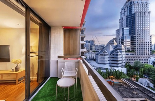 Silom Condo | 2 BR Lumpini/City View/Monthly