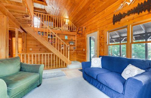 Stoddard House | 2 Mi to Boat Ramp Log Cabin in New Hampshire