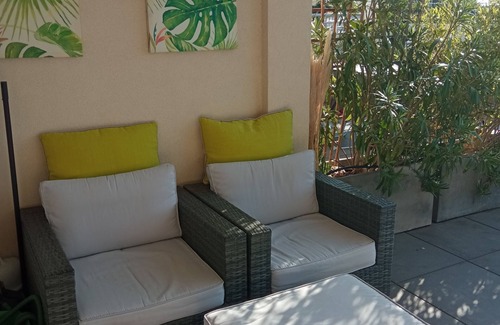 Les Issambres Apartment | 2 Pièces Face Plage vue Mer, Terrasse, Piscine, Ascenseur