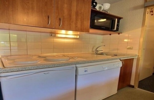 Plagne Soleil Apartment | 2-room apartment at the foot of the slopes with terrace and ski lockers