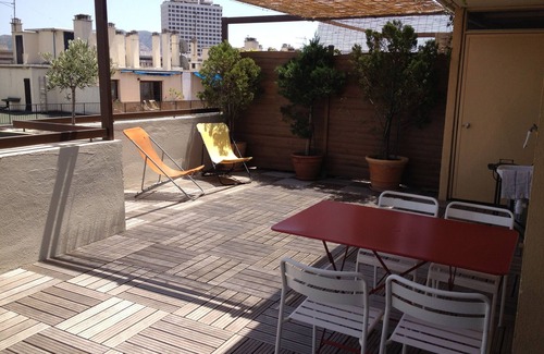 La Castellane Apartment | 2-room Castellane on the top floor with large quiet terrace