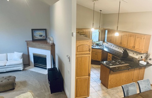 Andover House | 2 Story House with Gas Fireplace + Garage Parking