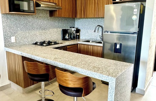Bucerias Apartment | 200 METERS FROM THE BEACH, INFINITY POOL, APARTMENT 2 BEDROOMS 2 BATHROOMS