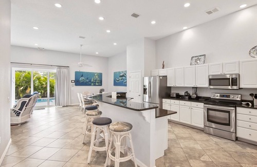 Winslow Reserve House | 200 Yards to Cocoa Beach! Sleeps 8 adults, 3 kids, Private Heated Pool