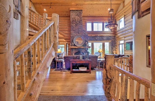 Fairplay House | 22STR-00506 Fairplay Log Cabin 26 Mi to Breck!