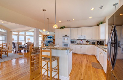 Carolina Dunes House | 2869 - Seascape, Oceanfront home, private heated pool complete with swim up bar & in-pool seating