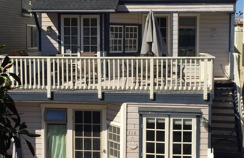 South Mission Beach House | 2BR-2BA, 100ft to ocean sand, patio & garage. Monthly rentals; available March.