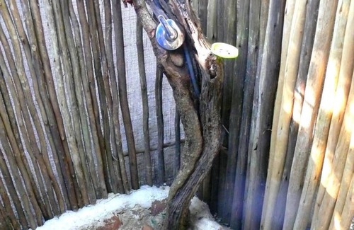 Thorny Bush Game Reserve Cabin | 3 bed bush-tent under 3 trees, for couple plus chaperone. Free lion/hyena sounds