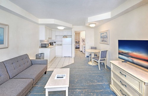 Ortona Park Condo | 319-1BR Oceanfront Condo Balcony & Beach Access