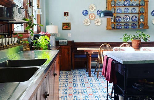 Bar Harbor House | 3500 SF Original School transformed into an artful, gorgeous village home, yard