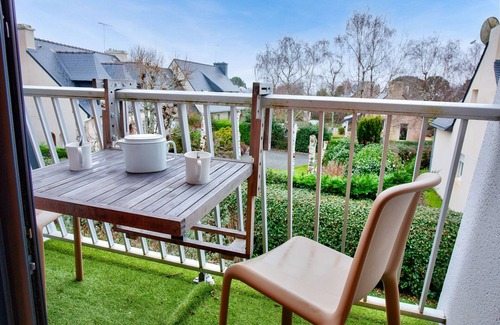 Fouesnant Apartment | 350m 400m la Cale de Beg Meil's beach, flat for 2