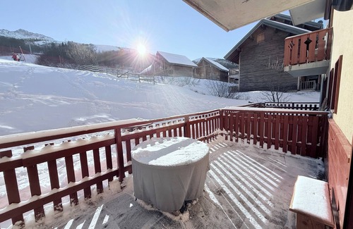 Saint-Francois-Longchamp Apartment | 35m2 apartment Large terrace at the foot of the slopes