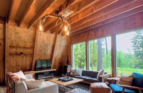 Finley Point Cabin | 3rd Generation A-frame cabin near Flathead Lake and Glacier Park