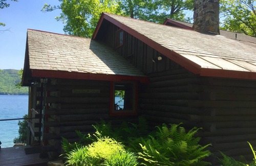 Silver Bay Cabin | 4 Br Lake George Waterfront Home W/Dock, Rocking Porch, & Spectacular View