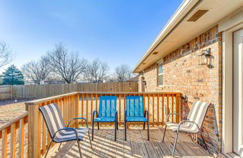 Guthrie House | 4 Mi to Dtwn Guthrie Family Home with Fire Pit!