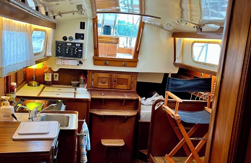 Stevensville Boat Rental | 40' Bristol sailboat with spectacular views