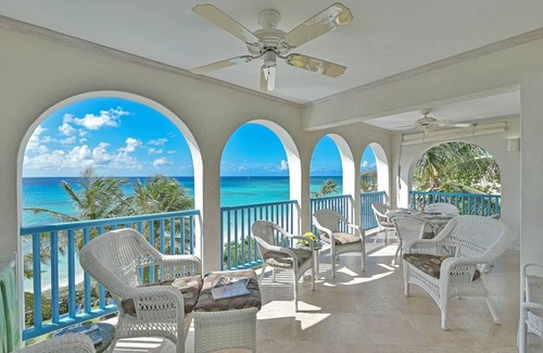 Oistins Condo | #401 Oceanview beachfront Maxwell Beach Villas
