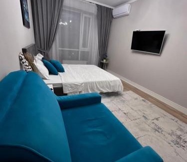 Almaty Apartment | 43 ЖК "Abay130" уютные, яркие апартаменты на Абая - Розыбакиева