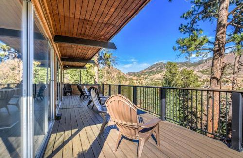 Cascade-Chipita Park House | 4BR Cabin Mountain Views with Fireplace