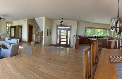 Leland House | 5-bedroom home overlooking Lk Mich. North of Leland.