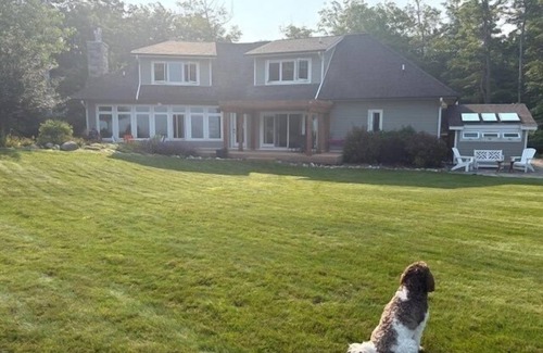 Leland House | 5-bedroom home overlooking Lk Mich. North of Leland.