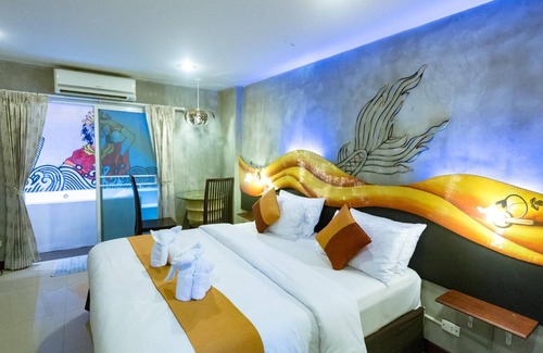Kamala Hotel | 5 minute walk to Kamala Beach; BaanKamalaFantasea Hotel ;Premium Double Bed