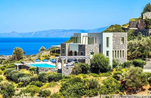 Elounda House | 5' to Elounda Beach/16 Bedrooms Luxury Estate/2 Private Pools/Hot Tub/Gym
