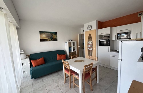 Moliets-et-Maa Apartment | 500 m from beach comfort, private wifi Fibre, bed linen, swimming pool, parking, advantages