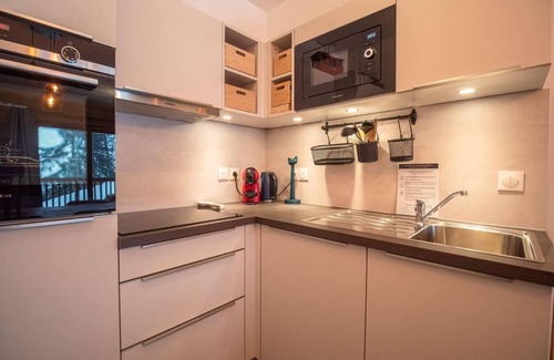 Valmorel Apartment | 50m from ski slopes, 3rd floor, view mountain, balcony, tv, 52m², Valmorel