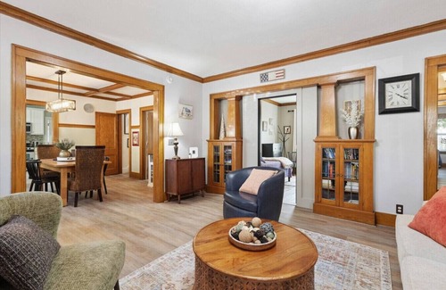 John Ball Park House | 5BR/3BA Near Downtown & Medical Mile Fenced Yard