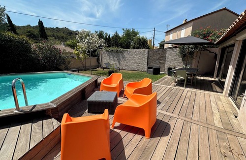 Le Rove House | 6-person pool house on the Côte Bleue, 2 steps from the calanques