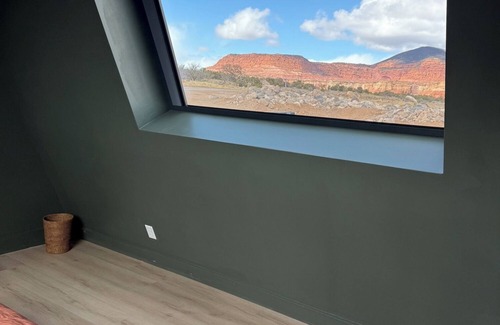 Teasdale Cabin | #60 Star-Gazing A-frame cabin 2 double beds, pet friendly, bathroom at bathhouse