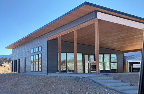 Teasdale Cabin | #60 Star-Gazing A-frame cabin 2 double beds, pet friendly, bathroom at bathhouse