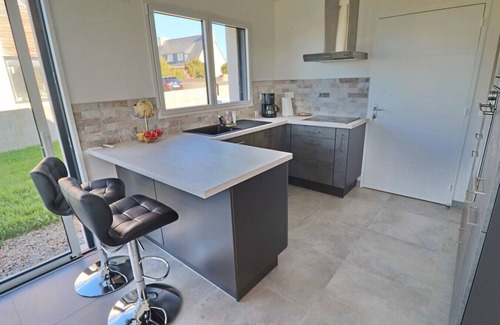 Plouhinec Ski Chalet | 695-Villa adapted for reduced mobility, near beaches