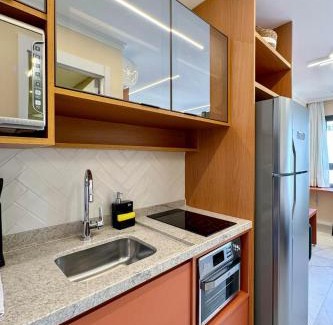 Campo Belo Apartment | 8º Andar, Próximo Metro, Shopping e Check-in 24h