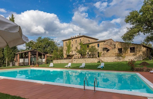 Chiusdino Villa | A beautiful 17th century stone farmhouse with spacious garden and private pool , family friendly