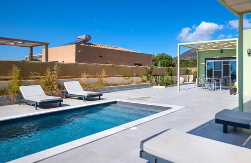 Karavados Villa | A modern escape in Trapezaki with stunning sea views