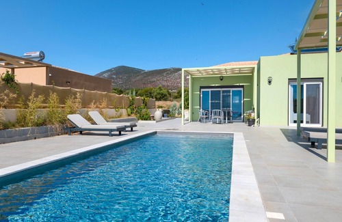 Karavados Villa | A modern escape in Trapezaki with stunning sea views